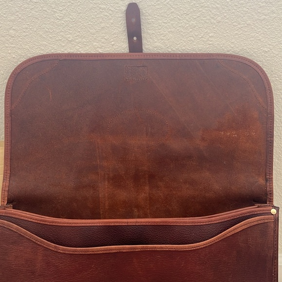 Vintage Orvis Leather Briefcase - Picture 3 of 14